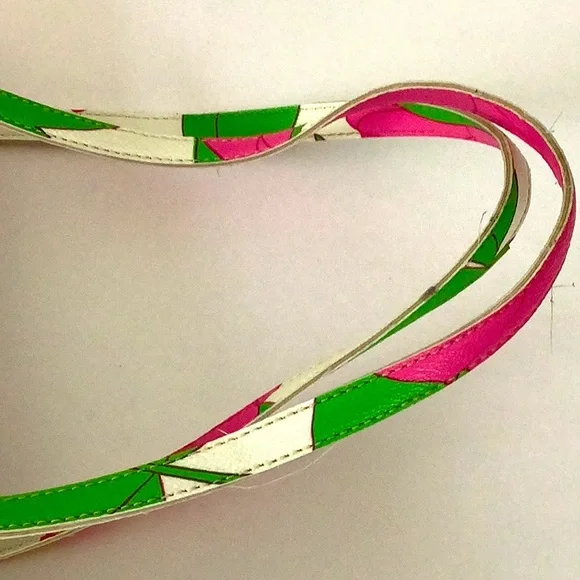 Kate Spade Floral Bucket Bag/Tote Double Handle Pockets FLAWS See Description - Picture 4 of 12